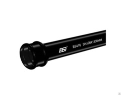 Bs437 Single Spigot Cast Iron Drain Pipe With Flexible Rubber Ring Joint