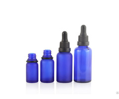 Factory Direct Wholesale 10ml 15ml 50ml 100ml Cobalt Blue Glass Essential Oil Dropper Bottle