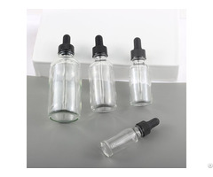 Newest Transparent Round Bottles 30ml Boston Glass Dropper Bottle