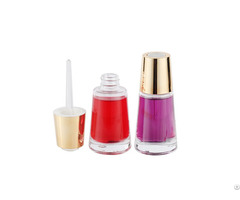 Fashionable 30ml Glass Cosmetic Flat Shoulder Serum Dropper Bottle