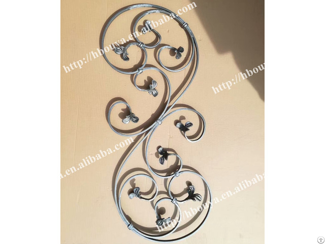 Scroll Design With Leaves Wrought Iron Rosettes Prices