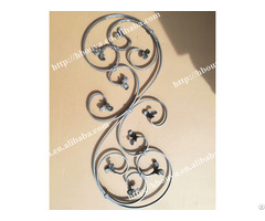 Scroll Design With Leaves Wrought Iron Rosettes Prices