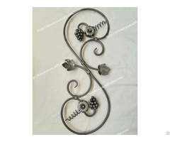 Ornamental Iron Rosettes With Grapes