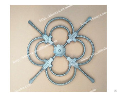 Wrought Iron Components Decorative Metal Gate Rosettes