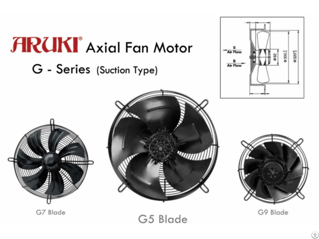 Axial Fan Motor For Cooling