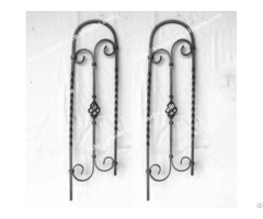Indoor Ornamental Wrought Iron Staircase Balusters