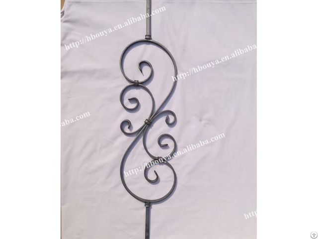 14mm Square Solid Wrought Iron Stair Pickets