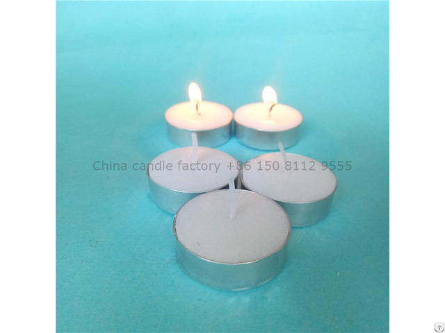 Small Unscented Wedding Tealight Candle