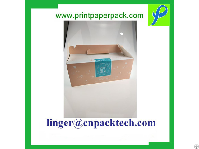 High Quality Foldable Color Cake Customized Paper Cardboard Gift Box