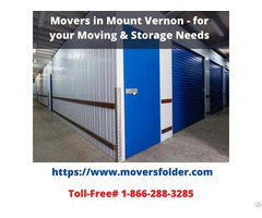 Movers In Mount Vernon For Your Moving And Storage Needs