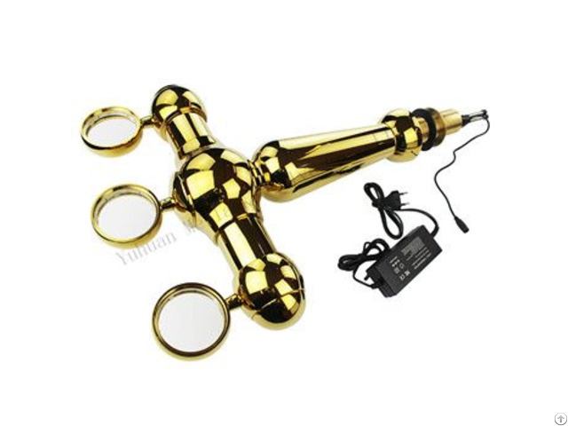 Gold Color Pub Beer Tower For Restaurant