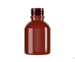 100ml Pet Amber Pharma Bottle With For Oral Solution 27100