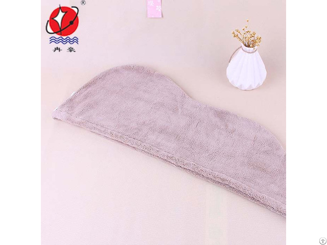 Microfiber Coral Fleece Hair Turban