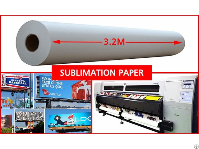 High Quality Large Format 3 2m Dye Sublimation Transfer Paper