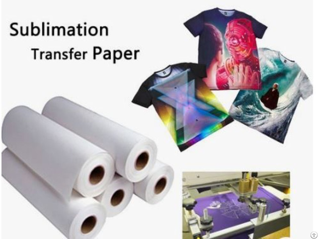 Tongfasanti Curl Ultra Thin 45gsm Sublimation Paper For Polyester Fabric Printing