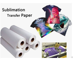 Tongfasanti Curl Ultra Thin 45gsm Sublimation Paper For Polyester Fabric Printing