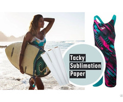 Hi Tacky 100gsm Sublimation Paper For Sportswear Printing