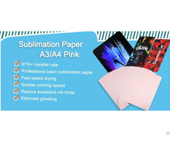 A3 A4 Fast Dry Sublimation Paper 100gsm High Transfer Rate