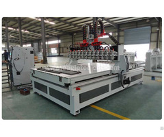 Multi Head 4 Aixs Rotary Cnc Router