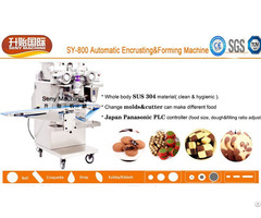 Sy 800 Automatic Chocolate Filled Soft Biscuit Cookie Encrusting Machine