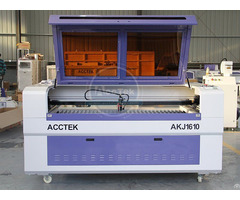 China Laser Sticker Cutting Machine For Mdf Akj1610