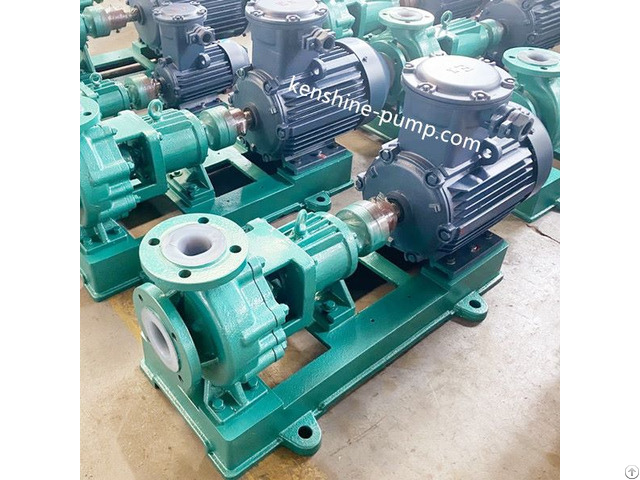 Horizontal Fluorine Lined Centrifugal Pump
