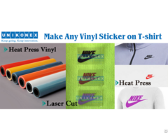 Make Any Vinyl Sticker By Laser On Shirt