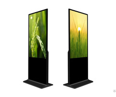 Network Ultra Slim Floor Stand Lcd Digital Signage For Advertising Screen