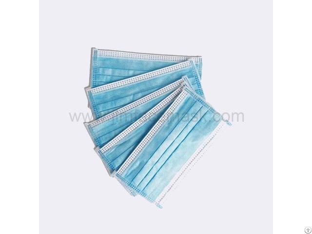 Non Woven Disposable 3 Ply Mask Protective Respirator