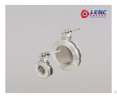 Small Flow Resistance Butterfly Valves Low Torque With 90 Degree 