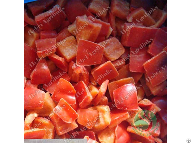 Frozen Red Pepper Cubes