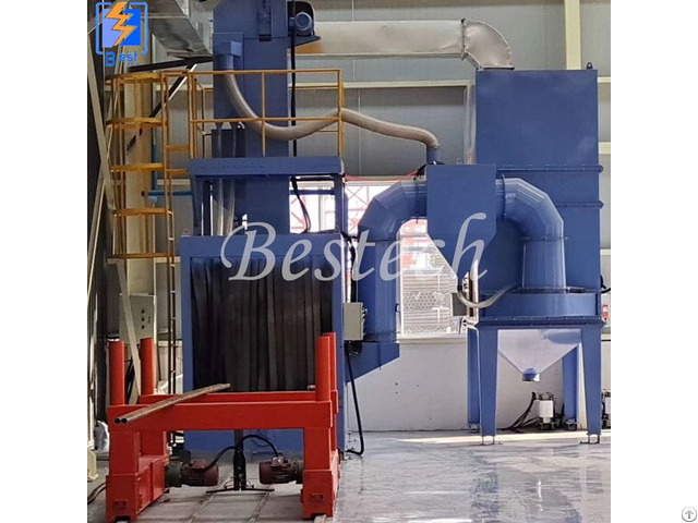 Roller Conveyor Steel Plate Shot Blasting Machine