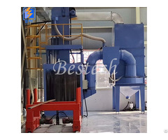 Roller Conveyor Steel Plate Shot Blasting Machine