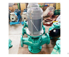 Vertical Fluoroplastic Liner Pipeline Pump