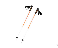 Eds09 Rubber Handle Carbon Fiber Ski Pole