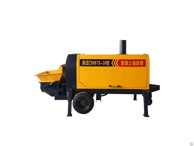 Zw 30 Diesel Concrete Mixer Pump Qijiu
