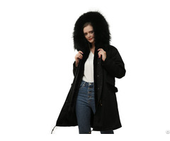 Men&women Long Artificial Parka Waterproof Leather Clothing Outwear