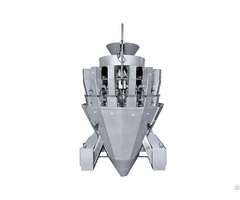 Screw Feeding Weighing Packing Machine With 14 Heads Sticky Food Multihead Weigher