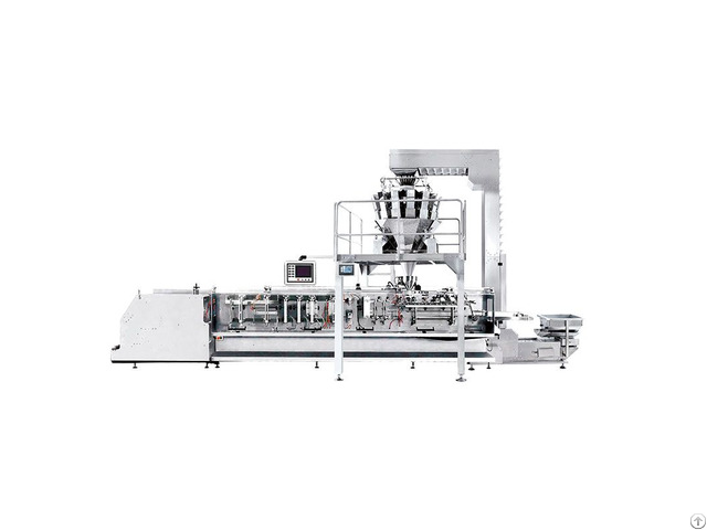 Standard Bags Weighing And Packing Line With Multihead Weigher