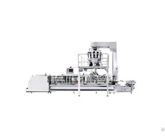 Standard Bags Weighing And Packing Line With Multihead Weigher