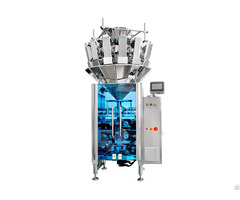 Fully Automatic Combined Weighing And Packaging Machine With Multihead Weigher For Food