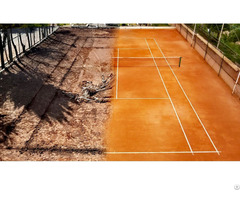 Construction Tennis Court