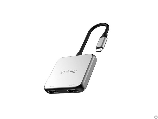 Uc3901 2 Ports Usb C Hub Dual Hdmi