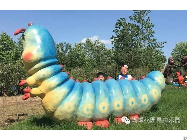 Animatronic Caterpillar Simulation For Amusement Park