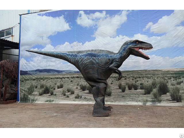 Hidden Legs Animatronic Velociraptor Dinosaur Suit