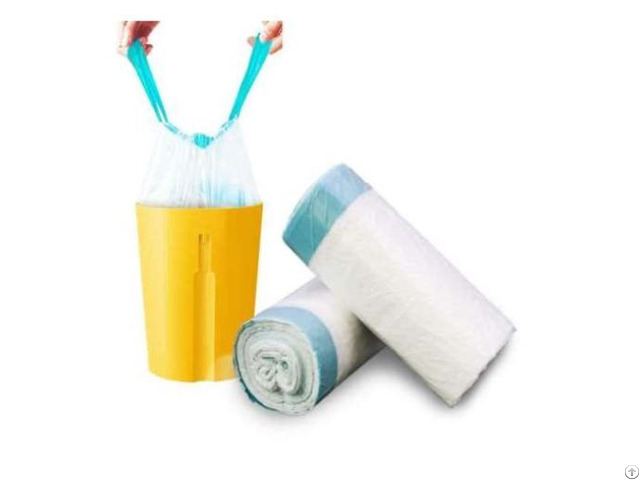 Plastic Drawstring Trash Bags