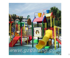 Water Park Equipment Fiberglass Children Aqua House