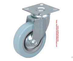 Grey Rubber Furniture Caster Wheel