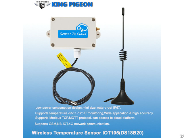 Iot105 Mqtt Modbus Wireless Low Consumption Temperature Iot Sensor