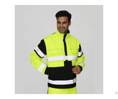 Highly Visible Construction Flame Retardant Long Sleeve Jacket